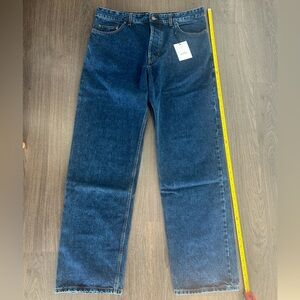 Berg & Berg Men’s Blue Jeans, Size 36x32, Made in Italy, New With Tags